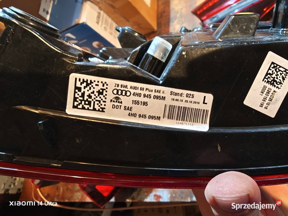 Audi A8 S8 plus Lampy USA benzyna Żary