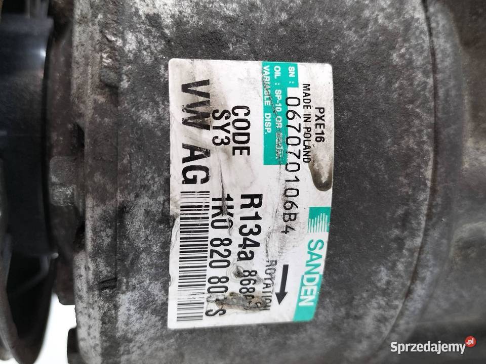 SPRĘŻARKA KLIMATYZACJI 1K0820803S 14 8V Citroen