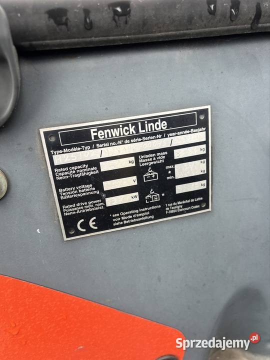 Wózek widłowy LINDE H25T02 2015r Linde Rzeszów