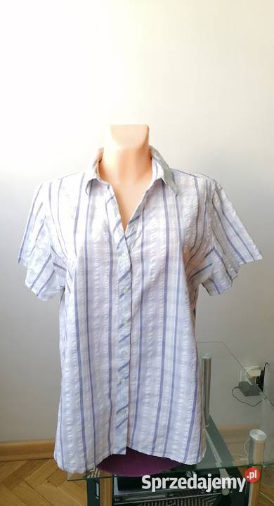 KOSZULA DAMSKA CASUAL W PASY RUK 22EUR 4850 Łódź