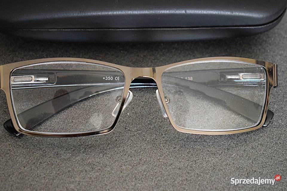 Solidne okulary korekcyjne V9017350 plus etui 12