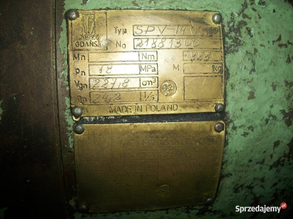 Pompy SPV14 Hydroster sprzedam