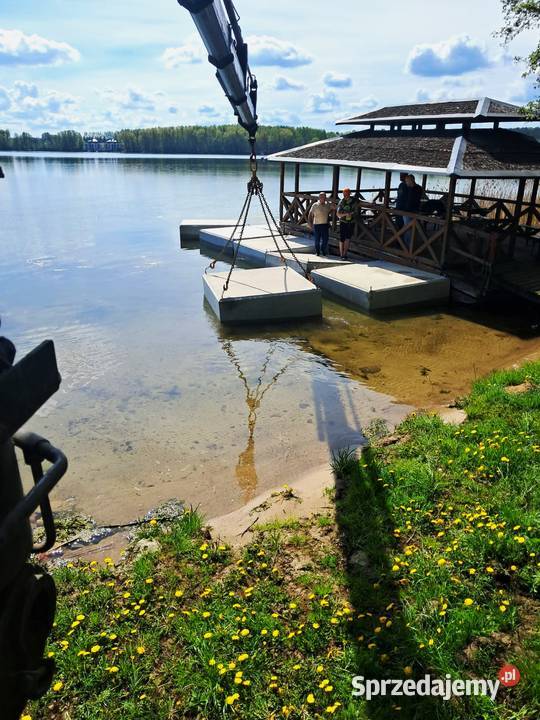 Pływaki Siatkobetonowe na pomosty pływające Ruciane-Nida
