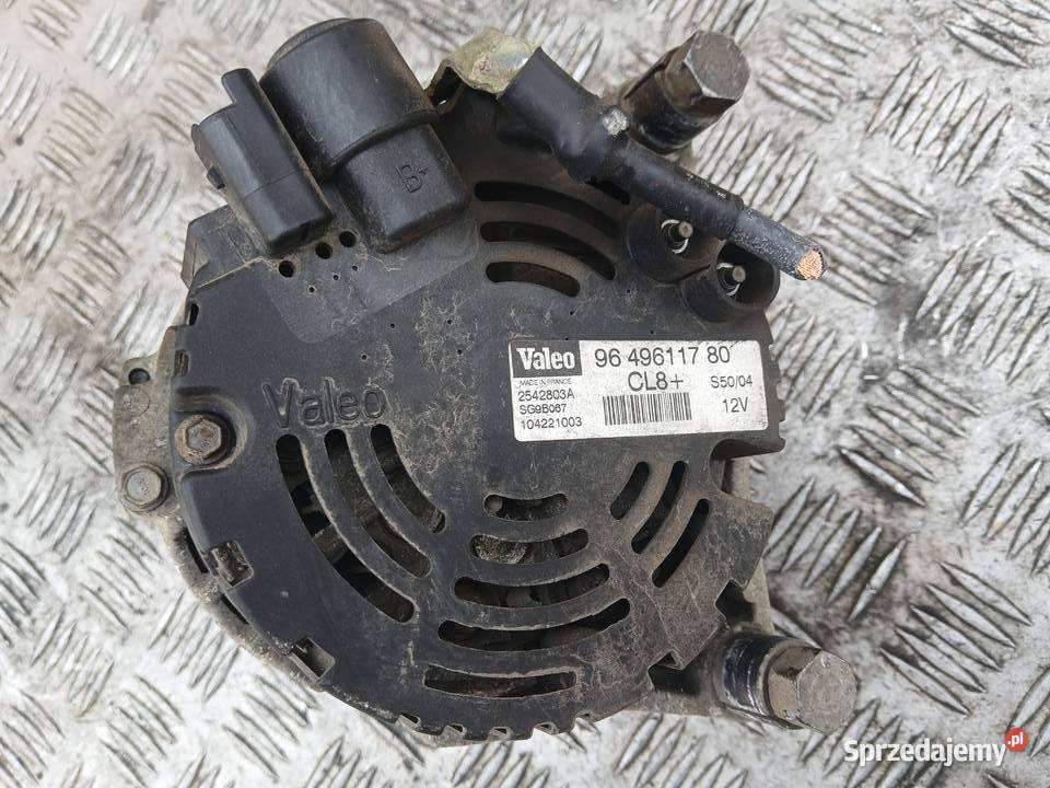 Alternator Peugeot Citroen 16 16V 9649611780 osobowe małopolskie Radłów sprzedam
