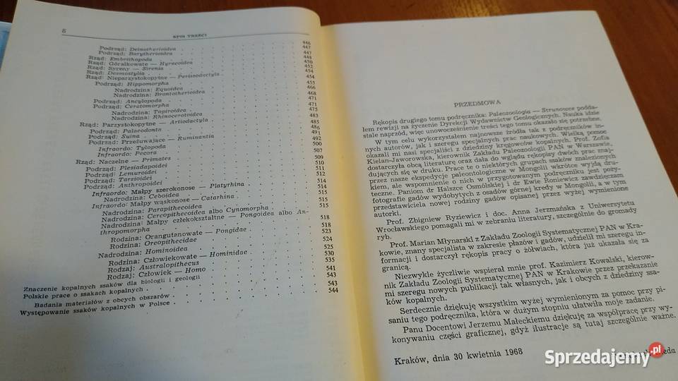 Paleozoologia Tom 12 Bezkręgowce i Strunowce Gdańsk