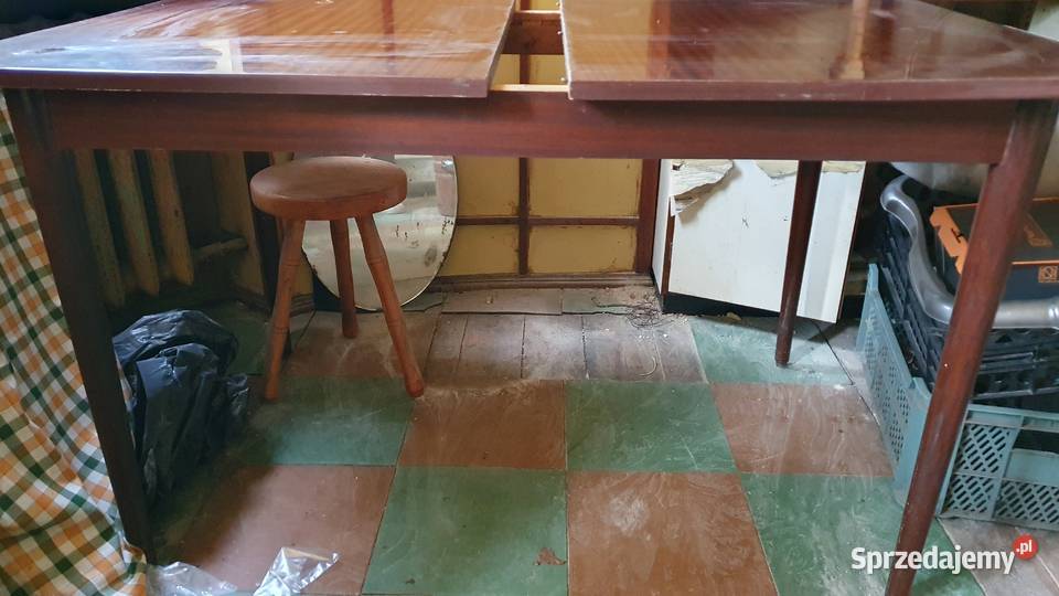 Drewniany stół rozkładany vintage Warszawa