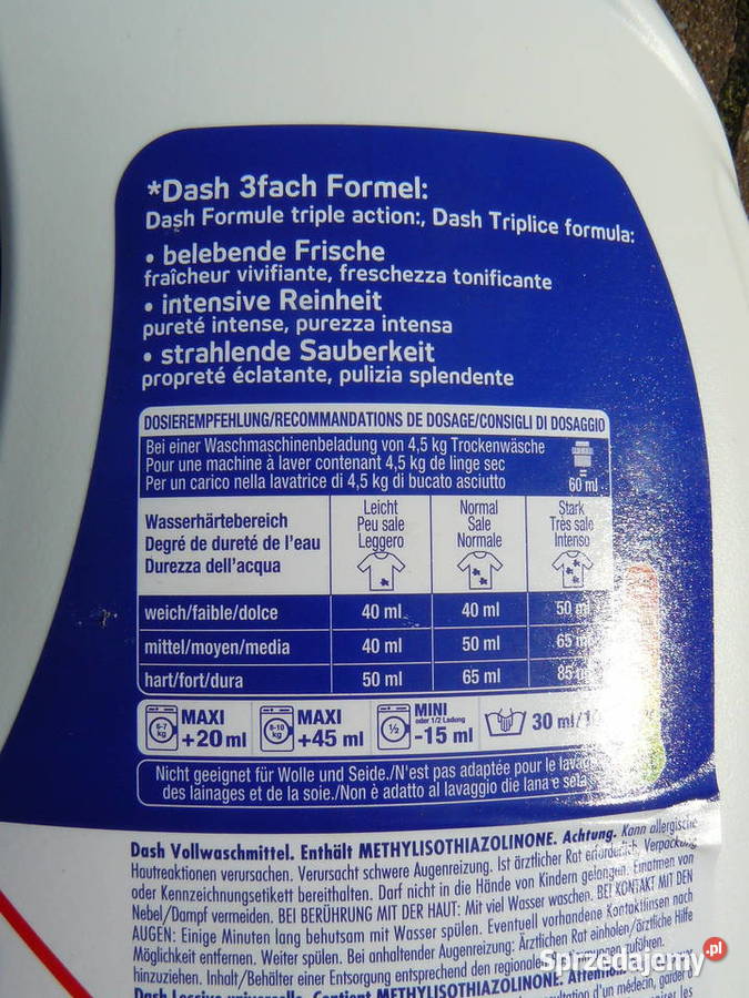 Okazja Dash Alpen Frische Universal Żel do Strzelin sprzedam