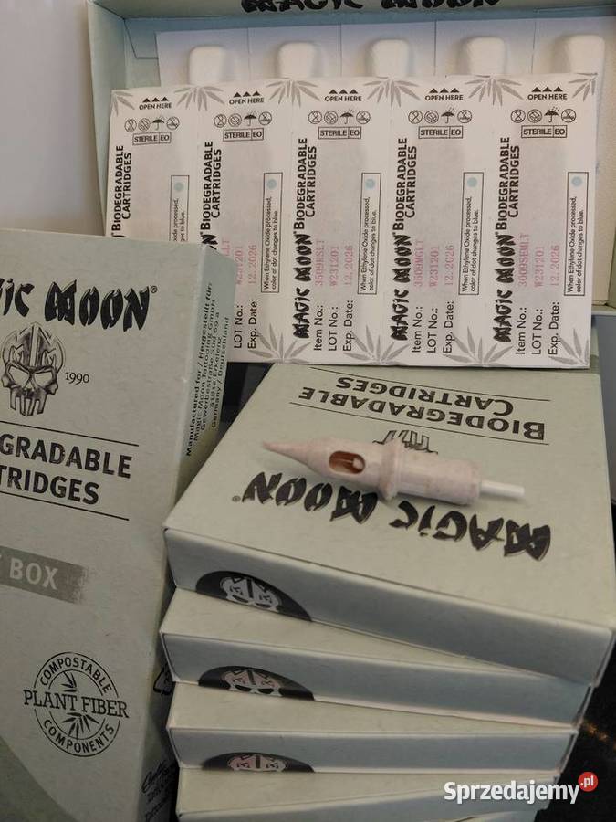 Kartridże do tatuażu Magic Moon Biodegradable Pozostałe Warszawa sprzedam