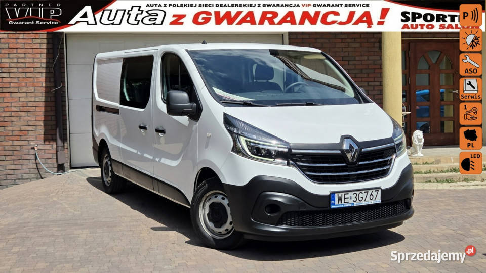 Renault Trafic 20 dci 120 6 OSÓB L2H1I WŁSalon komputer pokładowy Motoryzacja Aleksandrów Łódzki