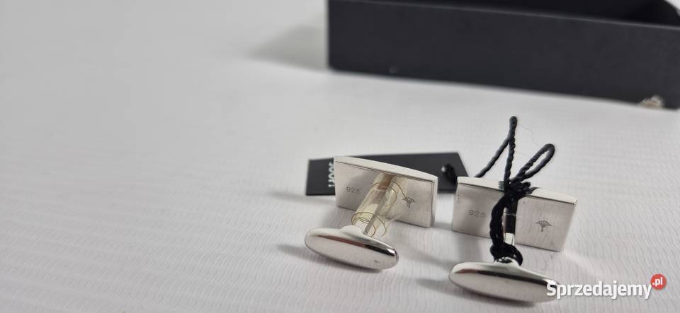 Nowe Srebrne Spinki do Mankietów JOOP Próba 925 Biłgoraj