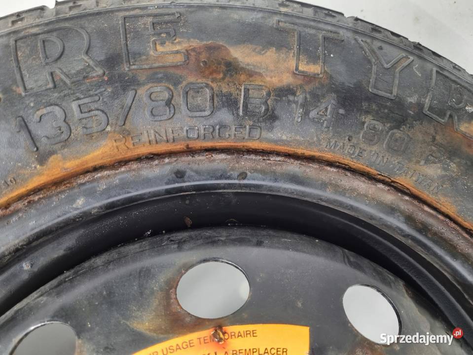 KOŁO DOJAZDOWE Fiat Panda 13580 B13 R13 4x98
