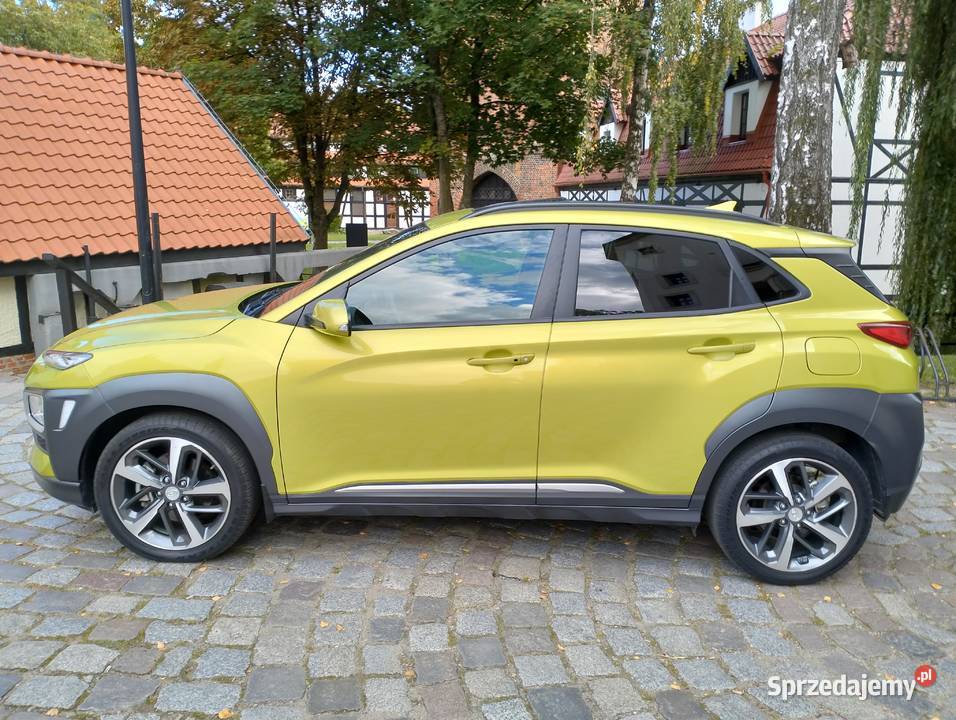 Hyundai Kona LIMITED 16 LIME GREEN skóraautomat światła LED