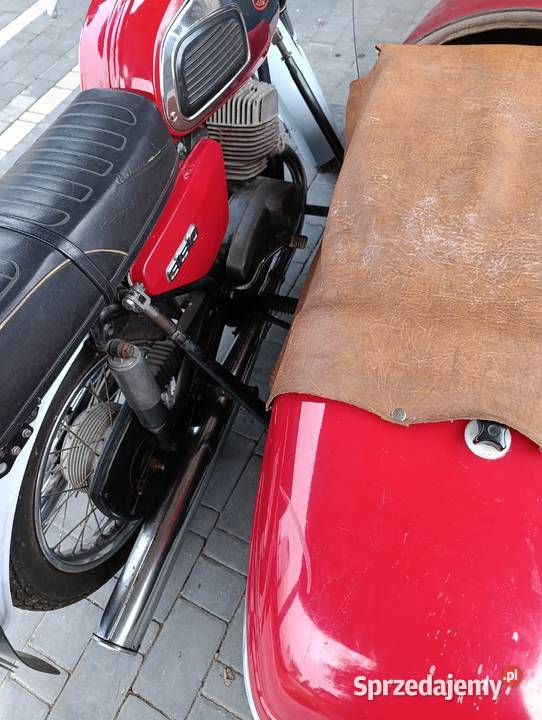 Jawa 350 634 z wózkiem bocznym Parczew sprzedam