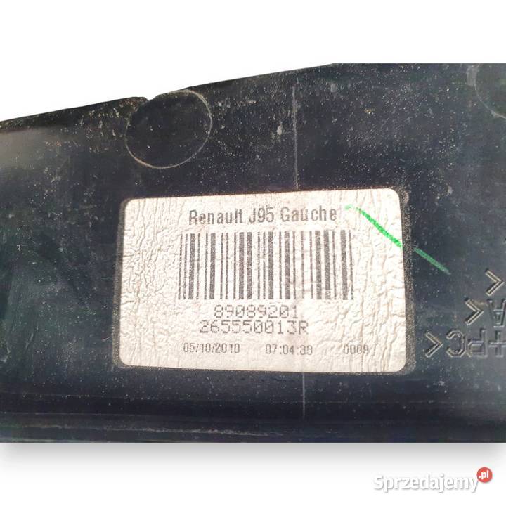 LAMPA LEWA Renault Scenic III tylna tylnia lewy