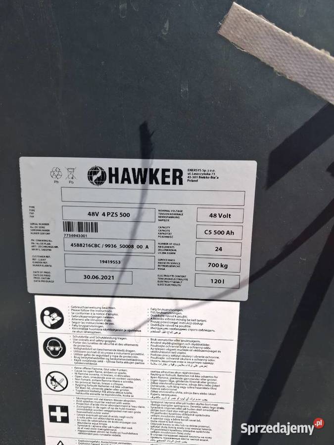 Widlak Clark tm16 elektryczny 48v Clark Zakrzewo