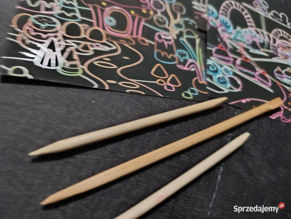 zaczarowany las 12 stron do zdrapywania i