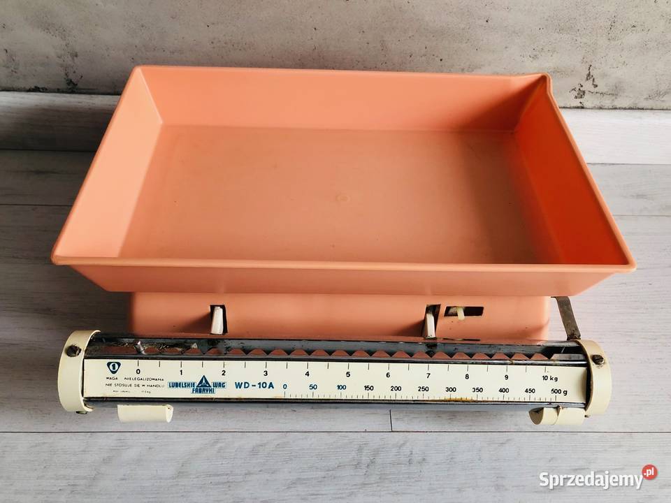 Kultowa waga kuchenna Lubelskie Fabryki Wag PRL Łódź