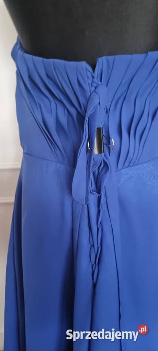 Sprzedam śliczną grantową sukienkę rozmiar 4246 niebieski Białystok