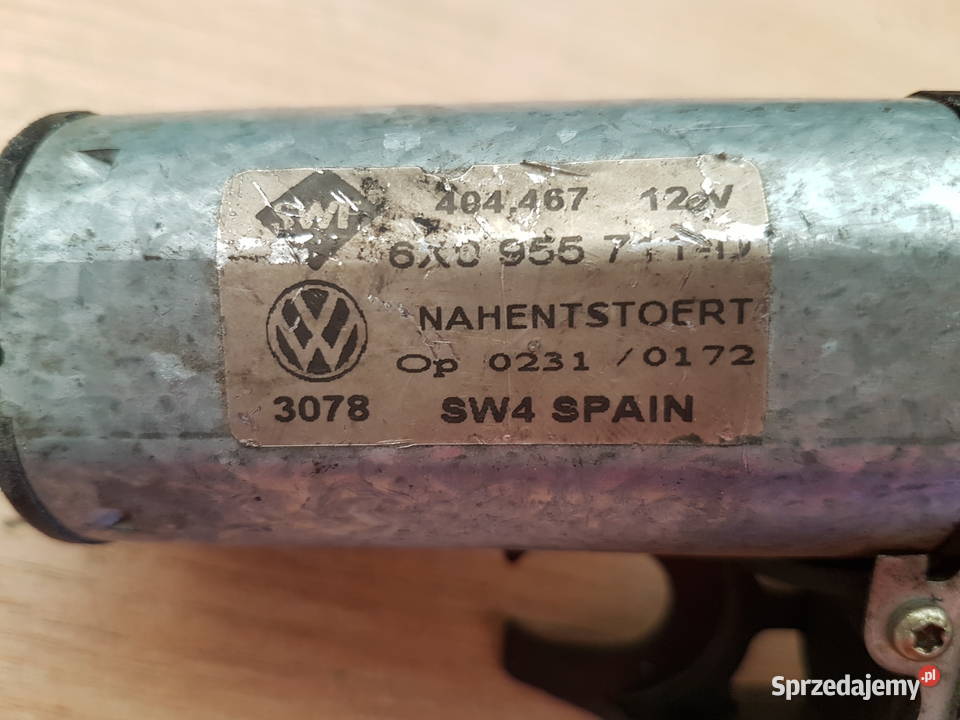 SEAT AROSA SILNICZEK WYCIERACZKI TYL 6X0955711 Rok produkcji 2001 Turek