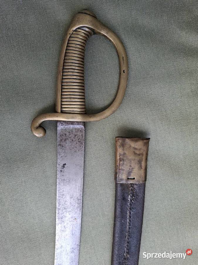 Tasak Francuski Półszabla XIX w Militaria