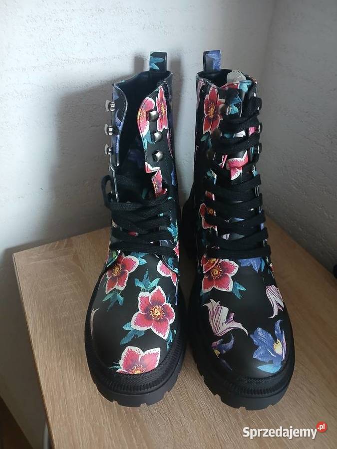 Kozaki botki w kwiaty małopolskie Chrzanów