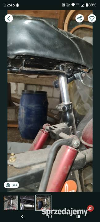Siedzenie motorynka 1980 Trzeboś sprzedam