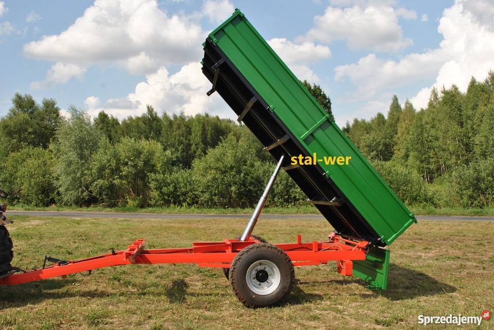 Przyczepa wywrotka jednoosiowa 3500 mazowieckie Nowa Dąbrówka