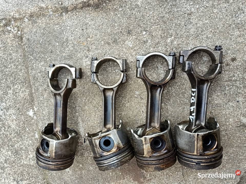 Tłoki z korbowodami renault 19 dci osobowe Pozostałe Szczecin sprzedam