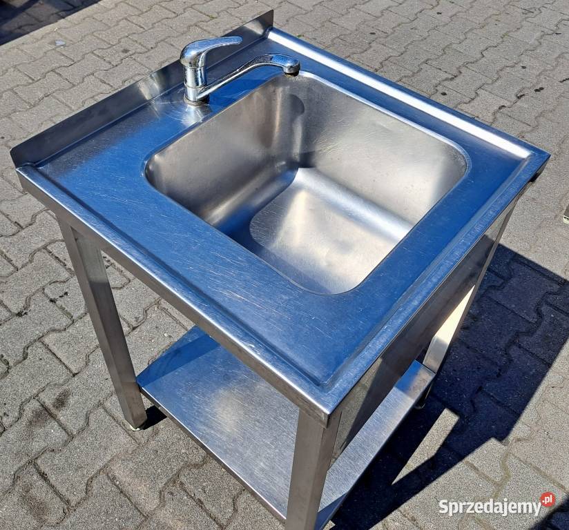 ZLEW 1 KOMOROWY Z PÓŁKĄ DORA METAL 606085 M908N Nowe Skalmierzyce