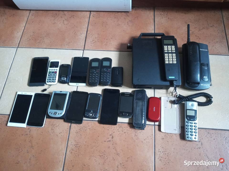 Sprzedam zestaw telefonów kolekcjonera