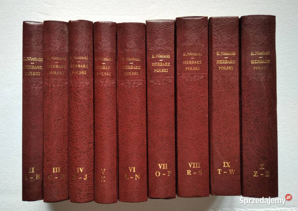 HERBARZ POLSKI Kasper Niesielski Zestaw Komplet pomorskie Gdańsk