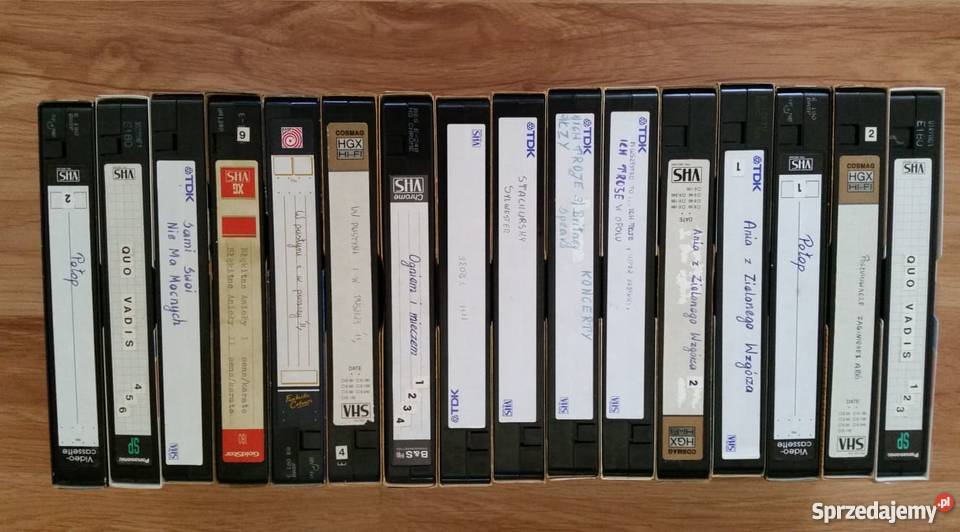 Kasety video VHS filmy bajki koncerty kolekcja