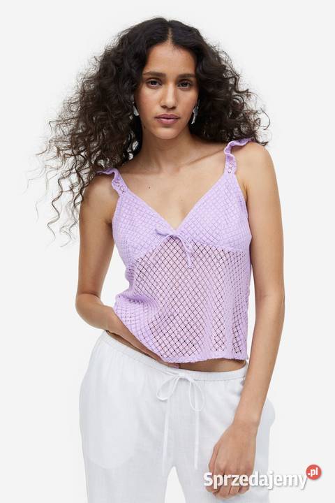 top bluzka koszulka Hm siatka siateczka xxs 32 kujawsko-pomorskie Toruń sprzedam