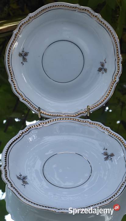TALERZYKI DESEROWEi 1914 1918 SILESIA KOENIGSZE Porcelana i szkło Pabianice