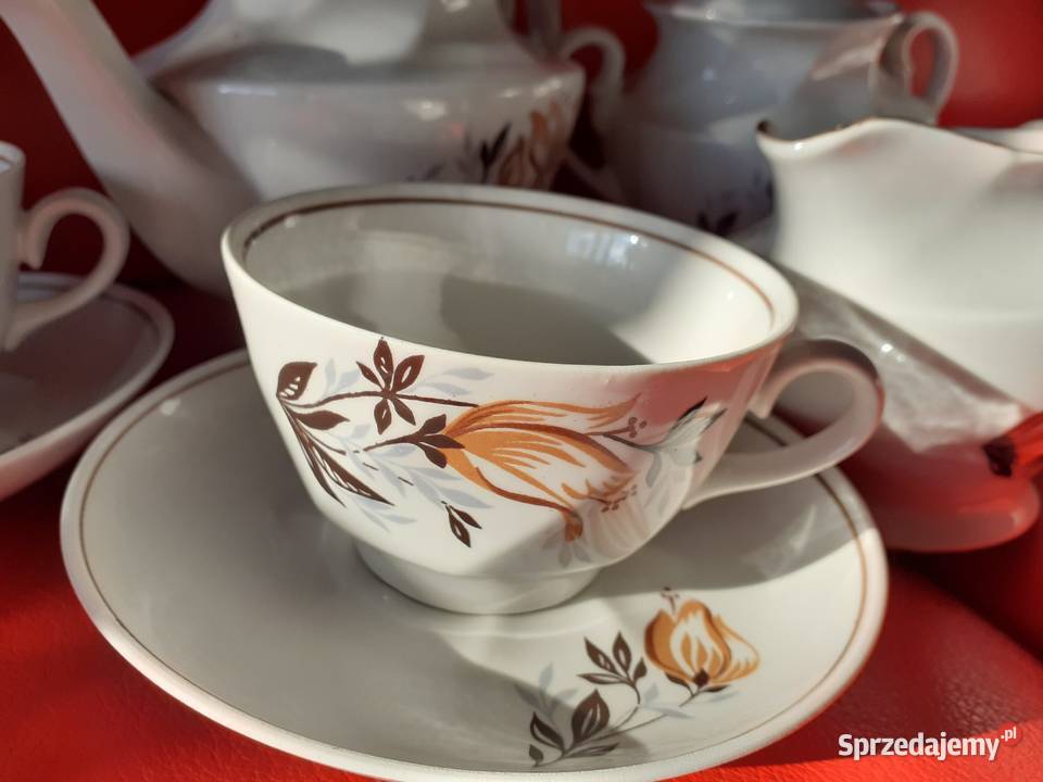 Serwis duże filiżanki dwa dzbanki Warszawa