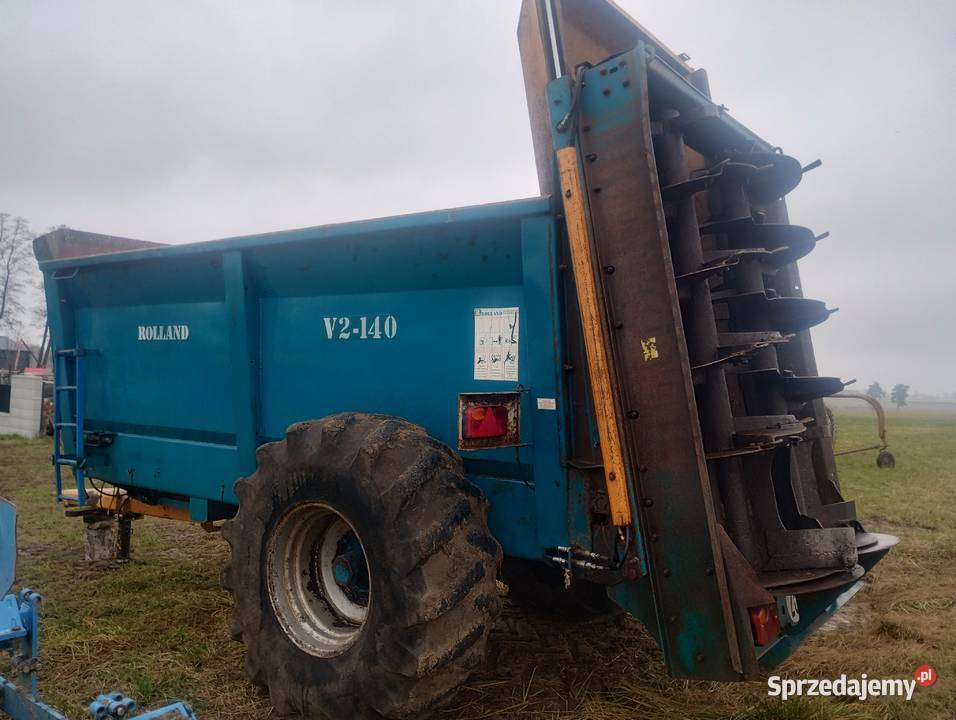Rozrzutnik obornika wapna Rolland V2140 Jeantil nieuszkodzony Rolnictwo