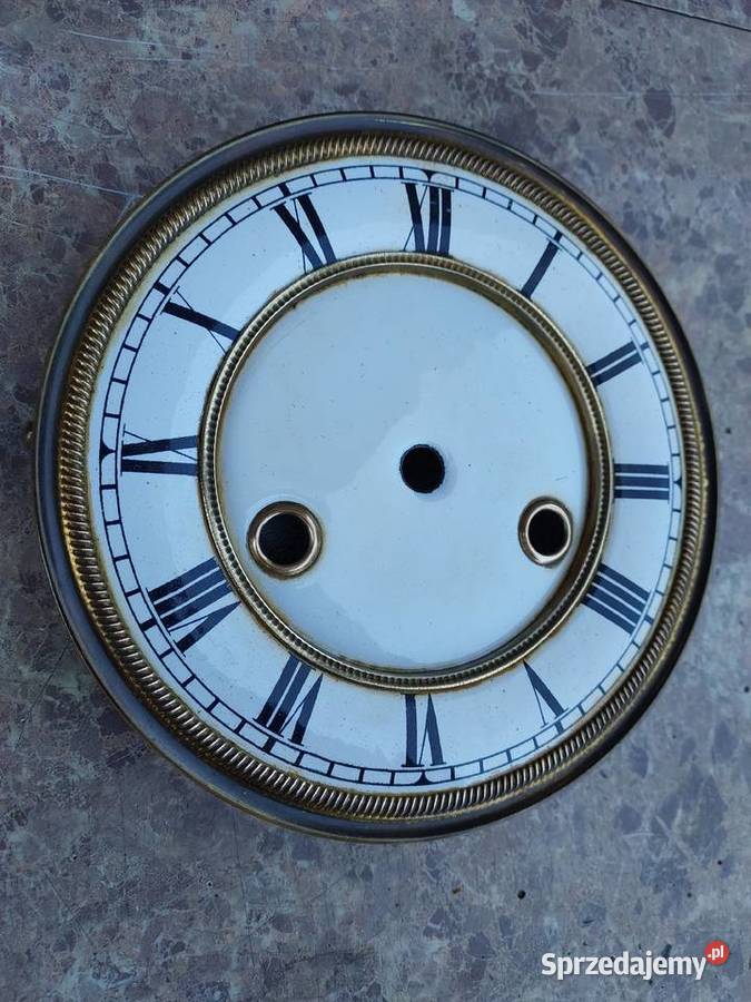 715 Tarcza zegara ściennego GB Gustav Becker 145 pomorskie Tczew