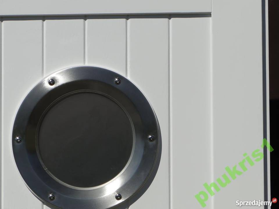 DRZWI WEWNETRZNE DREWNIANE BIAŁECZARNE Z BULAJEM Ciche