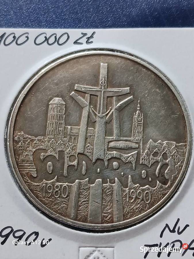 100 000 Solidarność 1990 r Typ A 2 Konin
