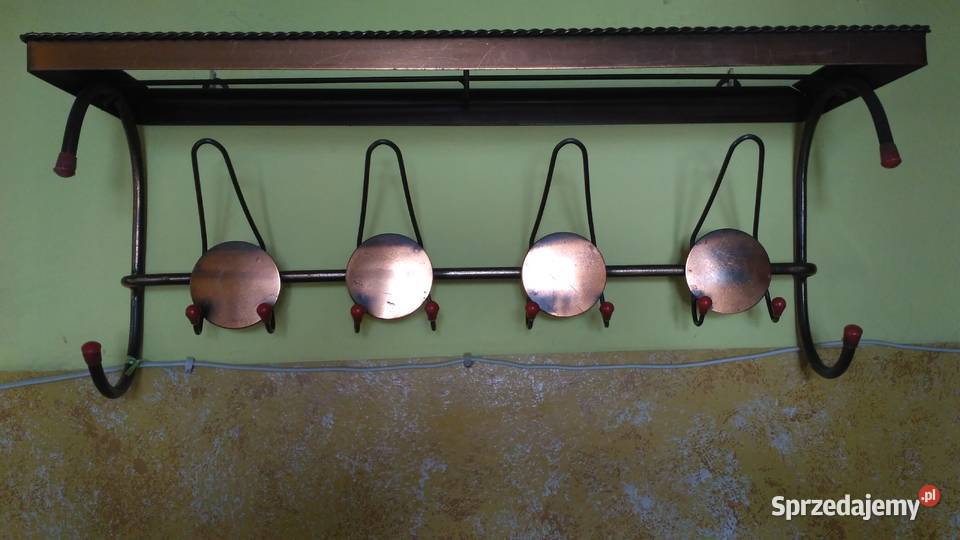 Wieszak przedpokój ręcznie robiony barwa Łódź