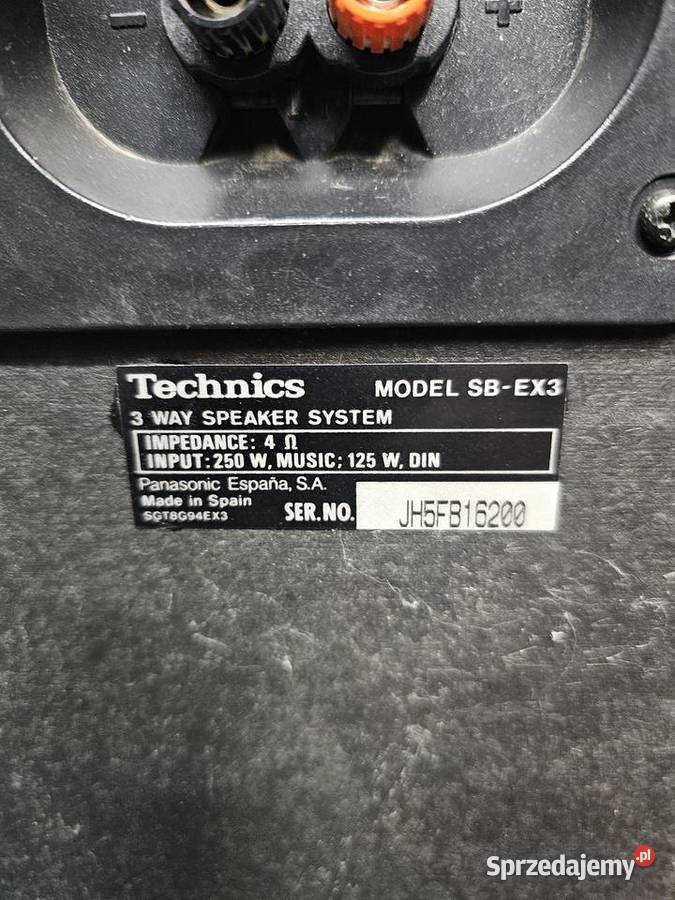 Kolumny Technics SBEX3 2 x 250 Kraków