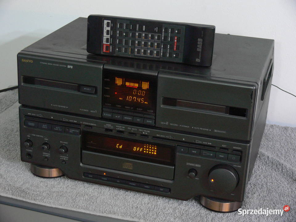 Wieża Sanyo DCFS5 pilot WYSYŁKA Jasło