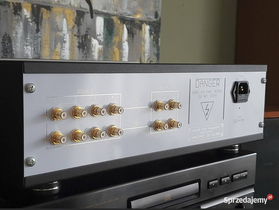 Przedwzmacniacz lampowy 2x ECC82 2x ECC88 SRPP mazowieckie Piaseczno sprzedam