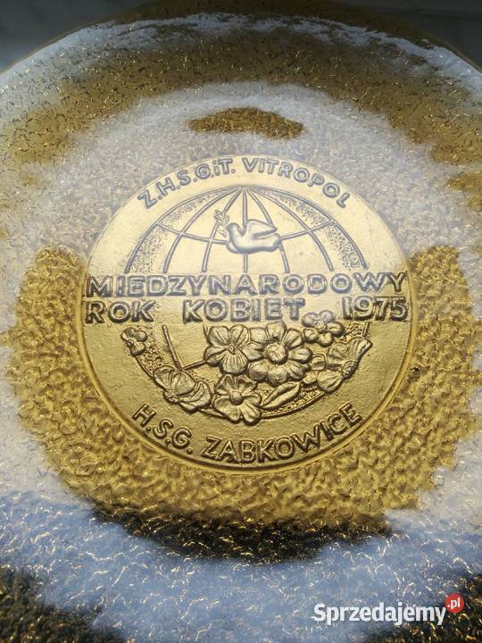 Dwa okolicznościowe talerze Ząbkowice zachodniopomorskie Choszczno sprzedam