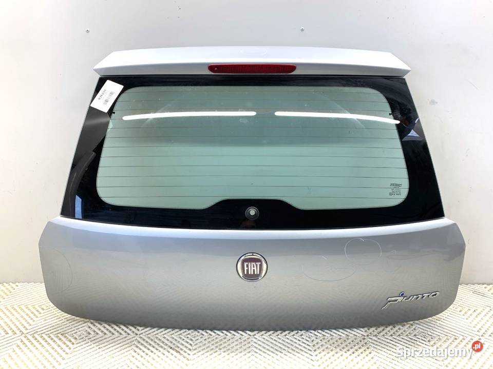 KLAPA TYŁ FIAT GRANDE PUNTO Hatchback SREBRNY osobowe Motoryzacja