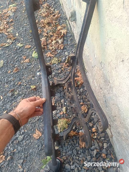 Żeliwne nogi do ławki metal Chojnów