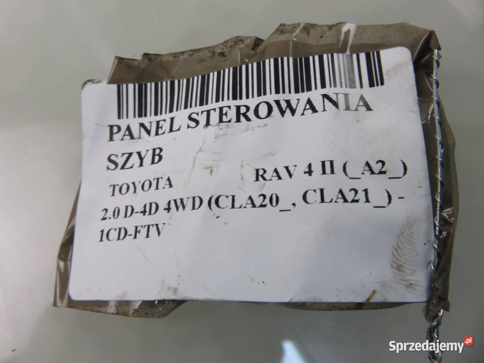 PANEL SZYB TOYOTA RAV 4 II A2