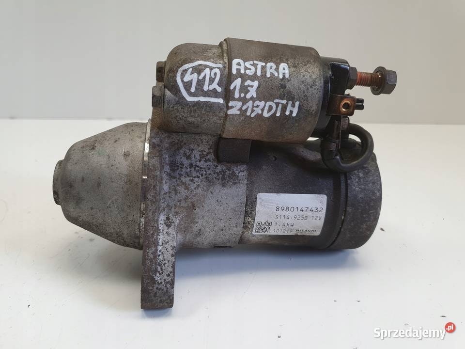 Opel Zafira B Astra J 17 CDTI ROZRUSZNIK Janów