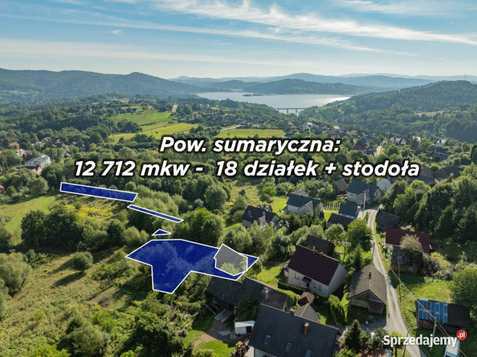 18 działek Koziniec 127 ha MN las Jezioro 15zł/m2 sprzedam