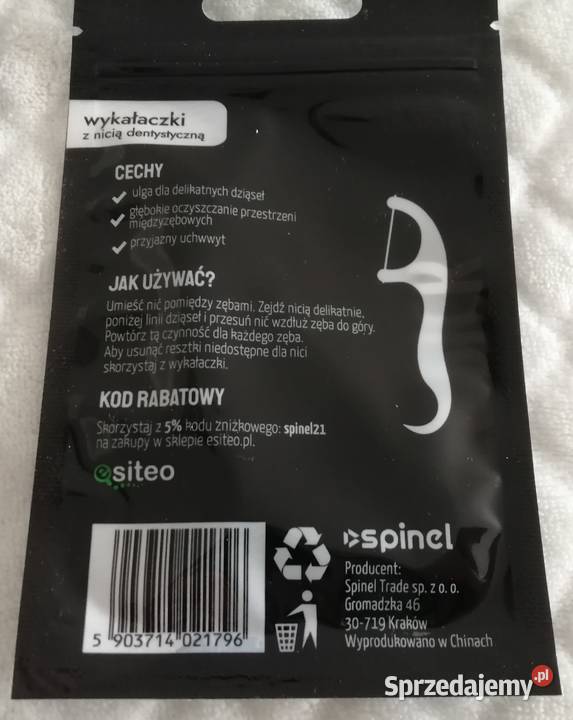 Wykałaczki z nicią dentystyczną 6 Czeladź